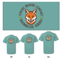 Load image into Gallery viewer, Towaki Short Sleeved Shirt with Circular Fox Logo