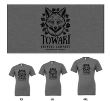 Load image into Gallery viewer, Towaki Short Sleeved Shirt with Black Logo