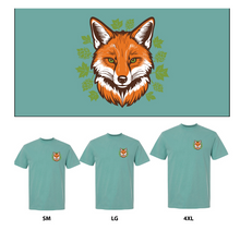 Load image into Gallery viewer, Towaki Short Sleeved Shirt with Circular Fox Logo
