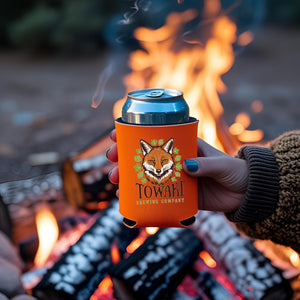 Towaki Can Koozie - ORANGE - 12/16 oz